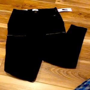 JOIE 6/28 LENGTH PARK CARGO PANTS JEANS, COLOR BLACK, CONTEMPORARY FIT